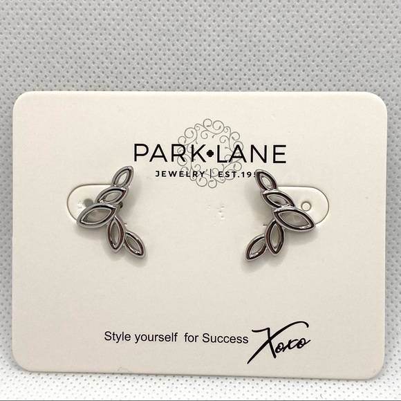 Park Lane Earrings Crepe Pierced Earrings Silver Tone - Picture 1 of 6